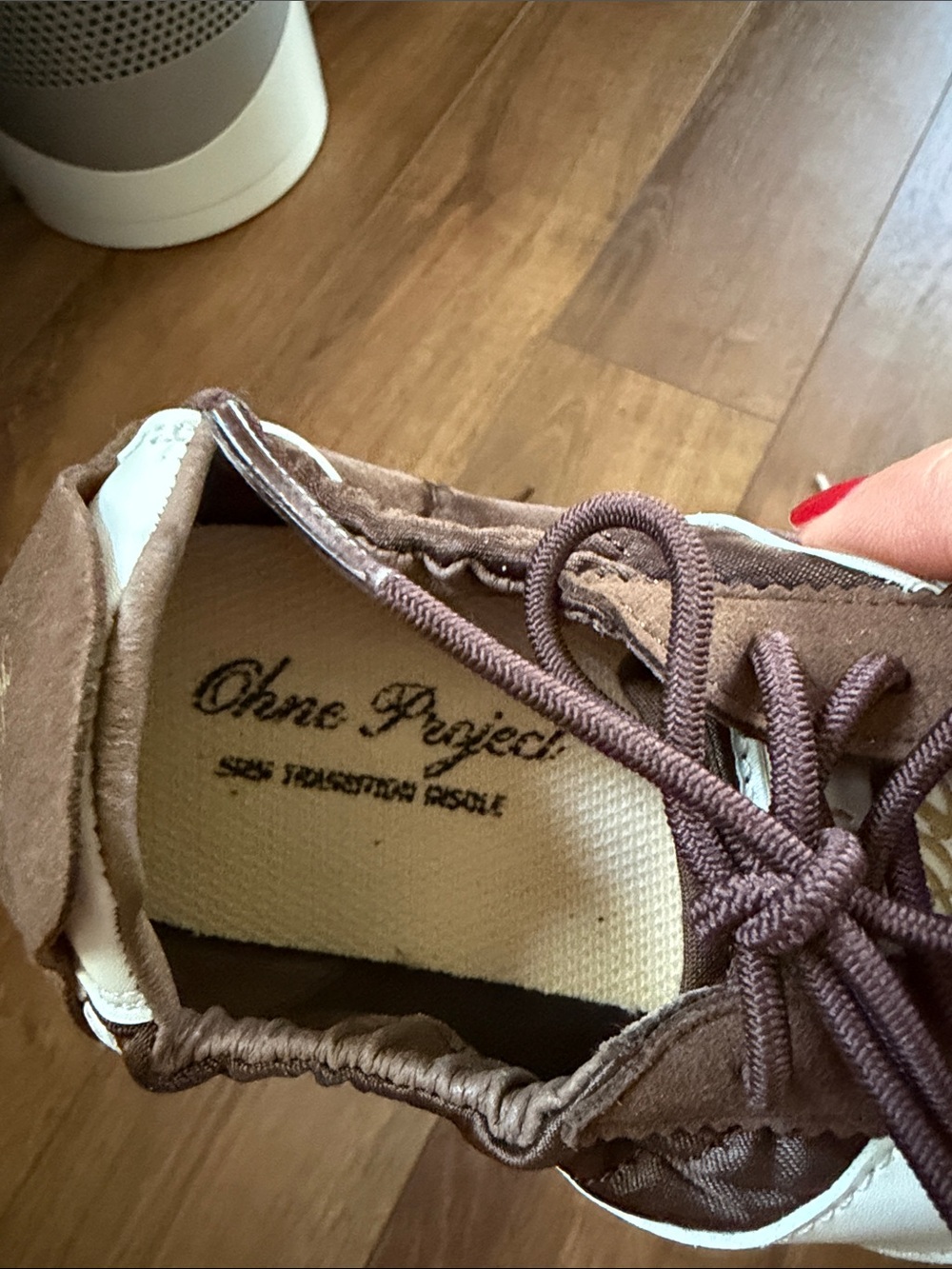 NWT FIRM PRICE Ohne Project BAREFOOT SNEAKERINA KIMA BROWN, 39 (US 8.5) - Picture 5 of 7